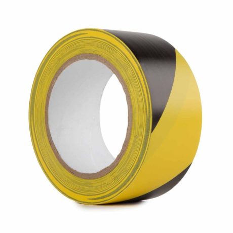 HWPVC5033BKY adhesive tape hazard warning areas black yellow