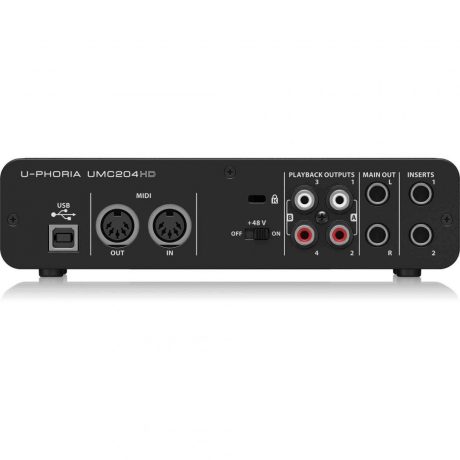 UMC204HD_umc 204hd sound card 4channel behringer artsound