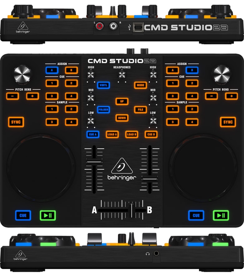 BEHRINGER CMD STUDIO 2A 2-channel DJ Controller – Artsound and Lights