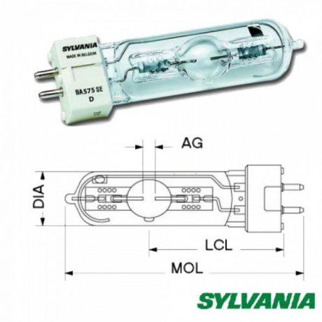 Sylvania BA575 SE D - MSD575 LAMP 95V-575W 7200K 1000Hr