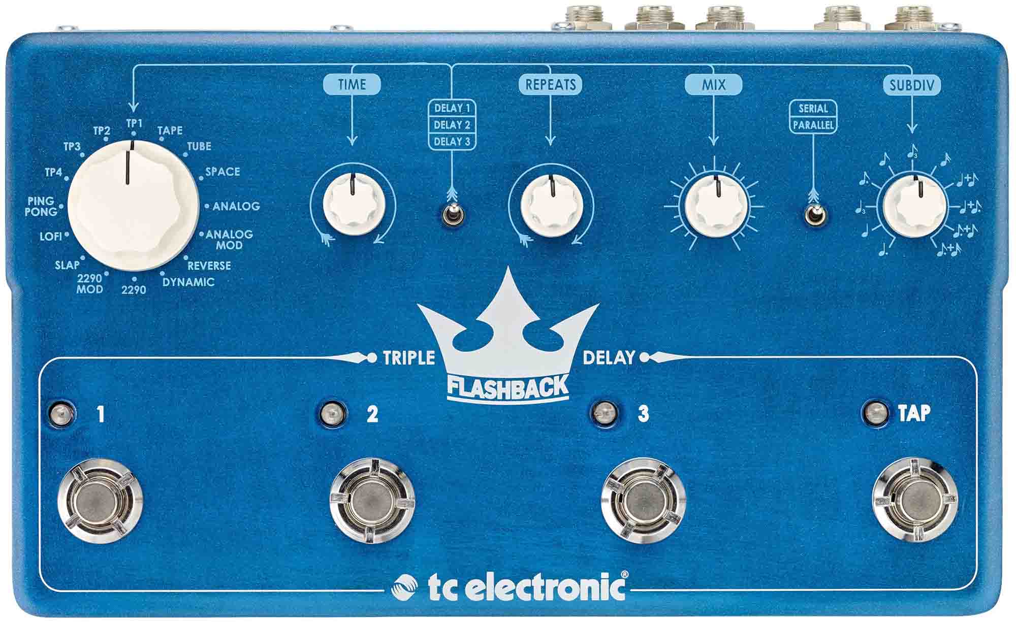and　Artsound　TC　Triple　–　Pedal　ELECTRONIC　Delay　Flashback　Lights