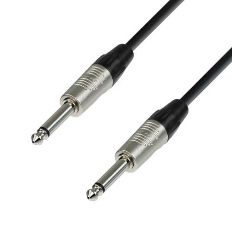 Adam Hall K4 IPP 0300 Instrument Cable REAN 6.3 mm Jack mono to 6.3 mm Jack mono 0.3 m