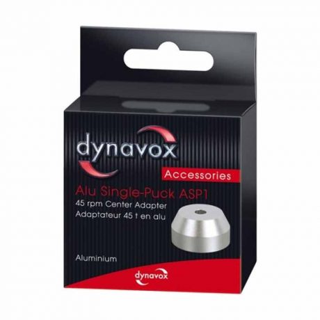 alu single puck asp1 dynavox 207521 adapter 45rpm