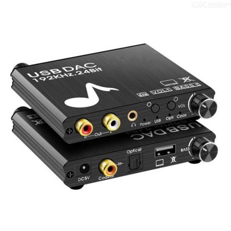 usb dac digital analog converter bass volume control andowl artsound