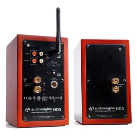 Audioengine HD3 Self-Amplifying Bookshelf Speakers 2.75 ”15W RMS Red (Pair) hxeio wireless artsound