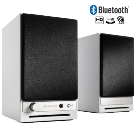 Audioengine HD3 Self-Amplifying Bookshelf Speakers 2.75 ”15W RMS White artsound hxeia