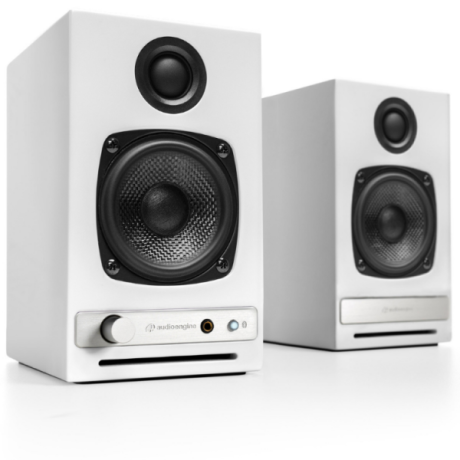 Audioengine HD3 Self-Amplifying Bookshelf Speakers 2.75 ”15W RMS White hxeia artsound
