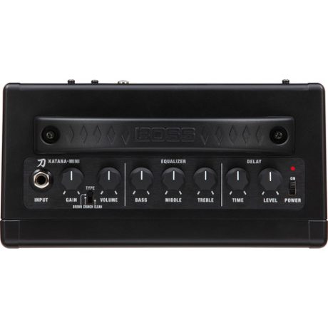 Boss Katana-Mini 7W 1x4 Battery-Powered Combo Amplifier for Electric Guitar artsound hlektriki kithara enisxyths