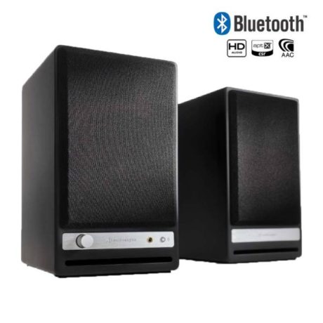 HD4_black11-600x745- Audioengine HD4 Bluetooth Self-Amplifying Library Speakers 4 Inch 30W RMS Black (Pair) artsound hxeio