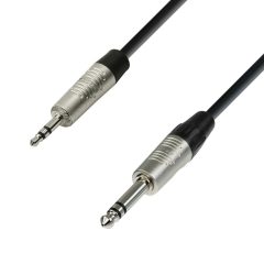 K4BVW0150_Adam-Hall-Cables-4-STAR-BVW-0150-Balanced-Audiocable-REAN-3.5-mm-Jack-Stereo-to-6.3-mm-Jack-Stereo-1.5-m.