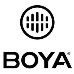 boya microphone headphone solutions logo