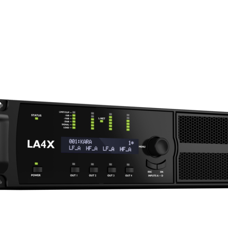 L-ACOUSTICS LA4X Amplified controller with pfc 4 x 1000 w /8 ohms. Ethernet network