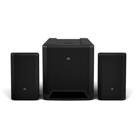LD Systems DAVE 12 G4X Compact 2.1 powered PA system