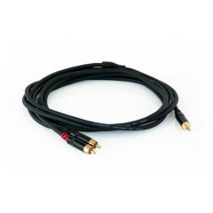 MASTER AUDIO RCA351/3 High quality cable with 2 RCA male plugs + 1 stereo mini Jack 3.5mm connectors