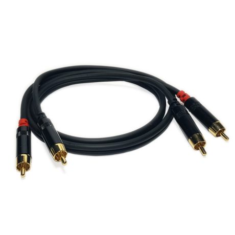 MASTER AUDIO RCA620/1 High quality cable with 2 + 2 RCA male plugs