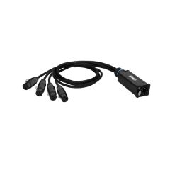 Adam Hall 4 STAR CATBOX XF3 Audio & DMX Adapter 3-pole XLR Female x Cat.6a