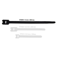 Adam Hall Cables VT 2830 Hook and Loop Cable Tie 306x28mm black