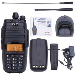 tyt th-8000d walkie talkie 10w dual band two way radio ip67 transceiver